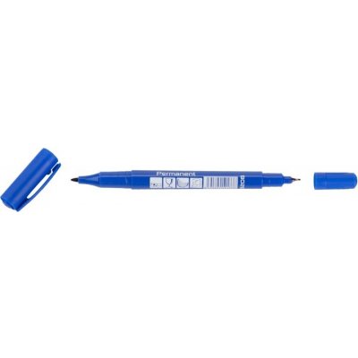 FESTA Značkovač permanentní (fix) oboustranný modrý – Zboží Mobilmania