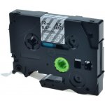 Kompatibilní páska s Brother TZ-135 / TZe-135, 12mm x 8m, bílý tisk / průhledný podklad – Zboží Živě