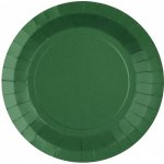 Santex Talíře papírové tmavě zelené 22,5 cm – Sleviste.cz