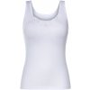 Dámská spodní košilka esmara dámská bezešvá krajková košilka s BIO bavlnou bílá