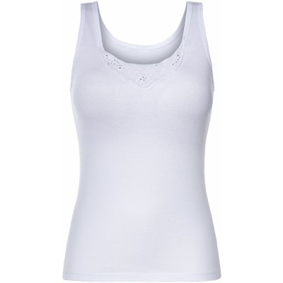 esmara dámská bezešvá krajková košilka s BIO bavlnou bílá – Zboží Mobilmania