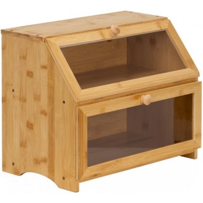 Dřevěný chlebník SPRINGOS KI0162 přírodní – Zboží Dáma