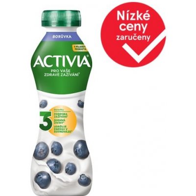 ACTIVIA Nápoj Borůvka 280 g – Zboží Dáma
