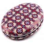 Prima obchod Kosmetické zrcátko mandala 6 šedá červená – Sleviste.cz