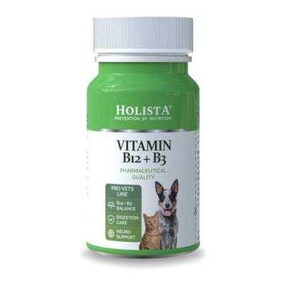 Holista Vitamin B12 + B3 doplňky stravy pro psy a kočky 90 tablet – Hledejceny.cz