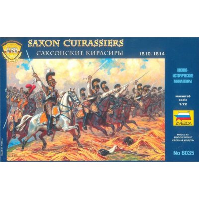 ZVEZDA Wargames AoB figurky 8035 Saxon Cuirassiers 1810 1814 1:72 – Sleviste.cz