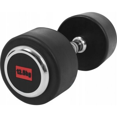 Gorilla Sports Potažené pogumované jednoruční činky 1 x 12,5 kg – Zboží Mobilmania