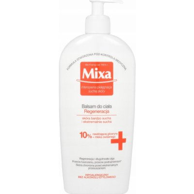 Mixa Rich Body Milk Intense Nourishment Intenzivní vyživující tělové mléko 400 ml – Zboží Dáma