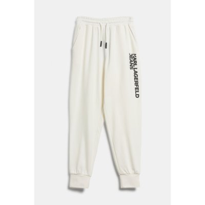 Karl Lagerfeld JEANS KLJ TEXT LOGO SLIM SWEATPANT WHITE – Sleviste.cz