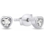 Brilio Silver náušnice EA599W – Zboží Dáma