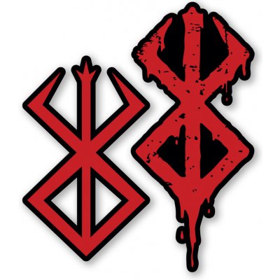 Berserk Samolepka mark of sacrifice – Zboží Živě