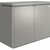 Zahradní úložný box Biohort HighBoard 200 stříbrná metalíza