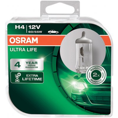 Osram H4 ULTRA LIFE 12V 60/55W P43T (Duo-Box) - 64193ULT-HCB – Zboží Mobilmania