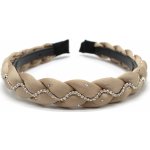 Čelenka s kamínkovým řetízkem Barva: černá – Zboží Dáma