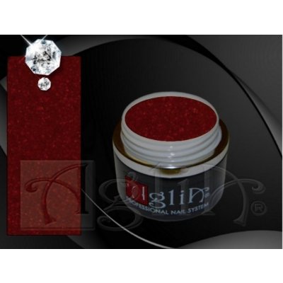 Aglia DARK RED GLITTER FIXED barevný LED/ UV gel 5 ml – Zboží Mobilmania