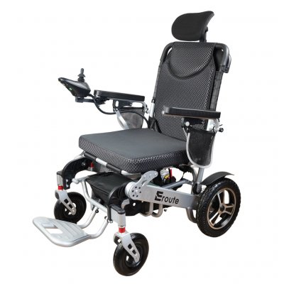 Eroute 8000 XL Elektrický invalidní vozík skládací 52 cm – Zboží Dáma