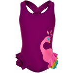 Color Kids Dětské jednodílné plavky fialové s pávem – Hledejceny.cz