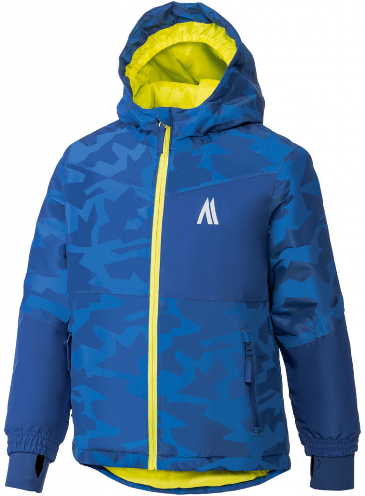 Crivit chlapecká lyžařská bunda modrá/žlutá od 599 Kč - Heureka.cz