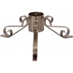 MagicHome Vianoce Stojan MagicHome Vánoce Blackbird, na stromeček, zlatý, kovový ST221954 – Zboží Dáma