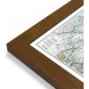 Nástěnné mapy National Geographic Čína - nástěnná mapa Classic 77 x 61 cm Varianta: mapa v dřevěném rámu, Provedení: Pegi tmavý ořech