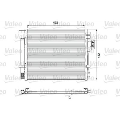 Kondenzátor, klimatizace VALEO 814404 – Zbozi.Blesk.cz