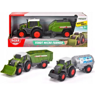 Dickie Traktor s přívěsem Toys 3732002 Fendt 3 roky