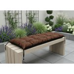 Mybesthome prošívané sezení na lavici WILSON color 22 hnědá 120x40 cm – Hledejceny.cz
