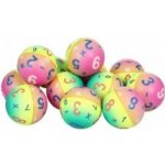 Pěnový míček 6 cm Rainbow čísla Color SADA 12 ks – Hledejceny.cz