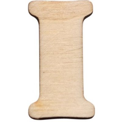 Dřevěná písmena Písmeno: I 4x2cm – Hledejceny.cz