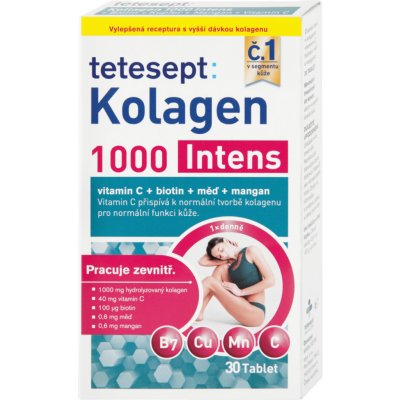 tetesept tablety Kolagen 1000 Intens 30 ks – Hledejceny.cz
