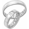 Prsteny Aumanti Snubní prsteny 40 Stříbro bílá