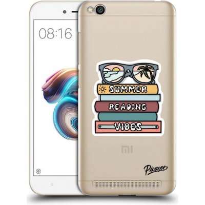 Pouzdro Picasee silikonové Xiaomi Redmi 5A - Summer reading vibes černé – Zboží Mobilmania