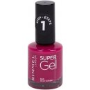 Rimmel London Super Gel lak na nehty 070 Black Obsession 12 ml