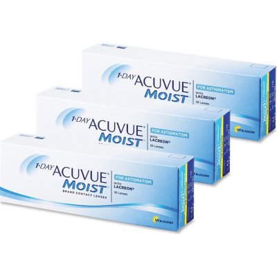 Johnson & Johnson 1 Day Acuvue Moist For Astigmatism 90 čoček – Hledejceny.cz