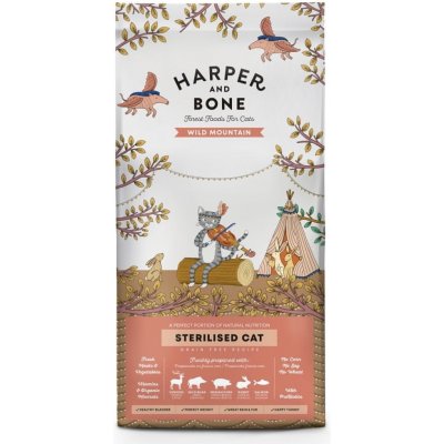 Harper and Bone Cat Sterilised divoké hory 2 kg – Zboží Mobilmania