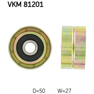 SKF Vratná/vodicí kladka, ozubený řemen VKM81201 – Zboží Mobilmania