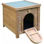 Kerbl Domeček pro králíky s uzavíratelnými dvířky dřevěný 36 x 36 x 40 cm – Zboží Mobilmania