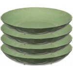 Hluboký jídelní talíř na polévku průměr 22 cm plastový zelený KOZIOL x4 – Zboží Dáma
