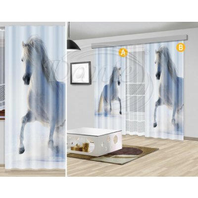 Závěs Bílý kůň - B závěs - 250cm x 140cm – Hledejceny.cz