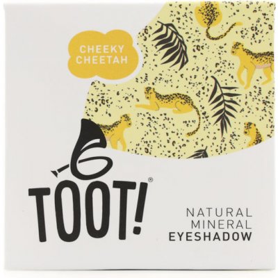 TOOT! Minerální oční stíny zlato-žluté Cheeky Cheetah 2,3 g