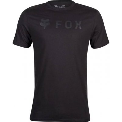 Fox Absolute BLACK/BLACK pánské triko s krátkým rukávem černá – Zboží Mobilmania