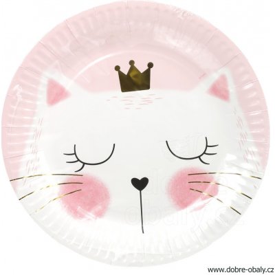 Wiky Párty tácky 23 cm Kočka – Hledejceny.cz