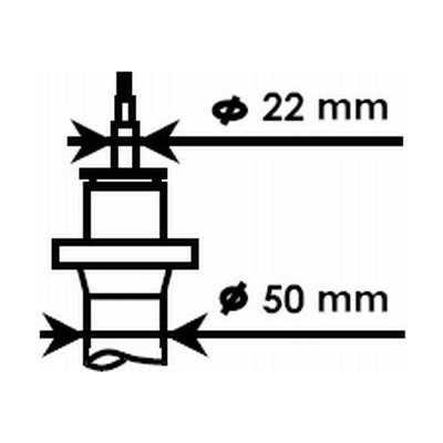 Tlumič pérování plynový KAYABA (KYB 334834)