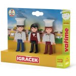 EFKO Igráček TRIO Vaříme Kuchař kuchařka číšník – Zboží Dáma