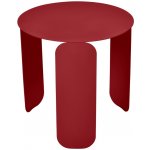Fermob Bebop 45 cm kovový zahradní odkládací stolek Červený – Hledejceny.cz