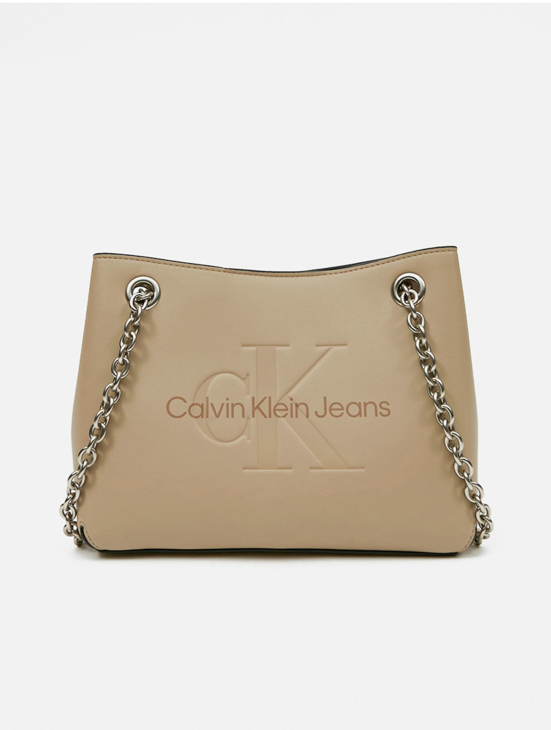 Calvin Klein béžová dámská kabelka Jeans