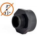 PVC krátký přechodový nipl 2" vnitřní závit x 1 1/2" vnější závi – Hledejceny.cz