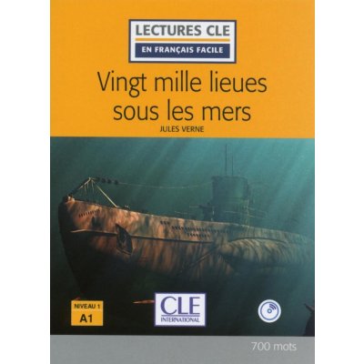 Vingt mille lieues sous les mers - Niveau 1/A1 - Lecture CLE en français facile - Livre + CD - Verne Jules – Zboží Mobilmania