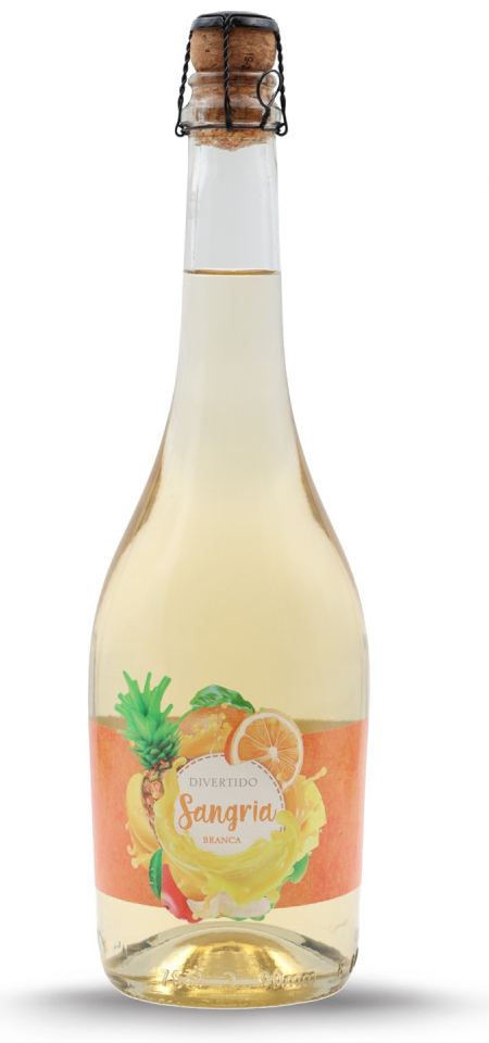 Quintas de Caiz Divertido Sangria bílá perlivé ovocné víno polosladké 8% 0,75 l (holá láhev)