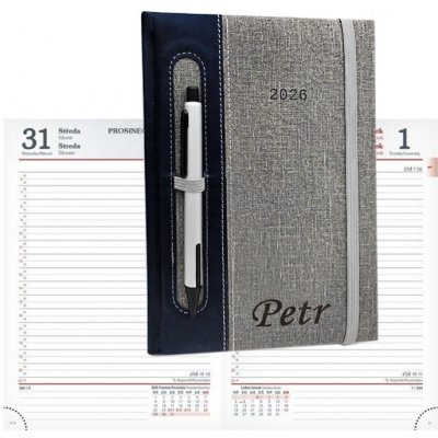 Remauh A5 denní 2026 Mentor modrý – Zboží Živě